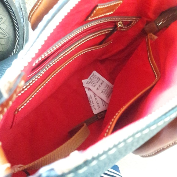 NWT DOONEY & BOURKE LEATHER DOMED SATCHEL HANDBAG - Picture 6 of 8